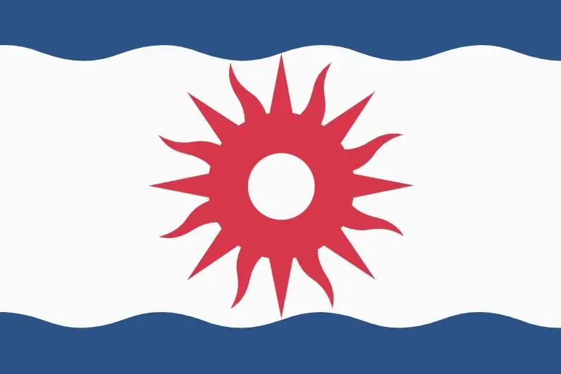 Flag of the Macoudian constructed language
