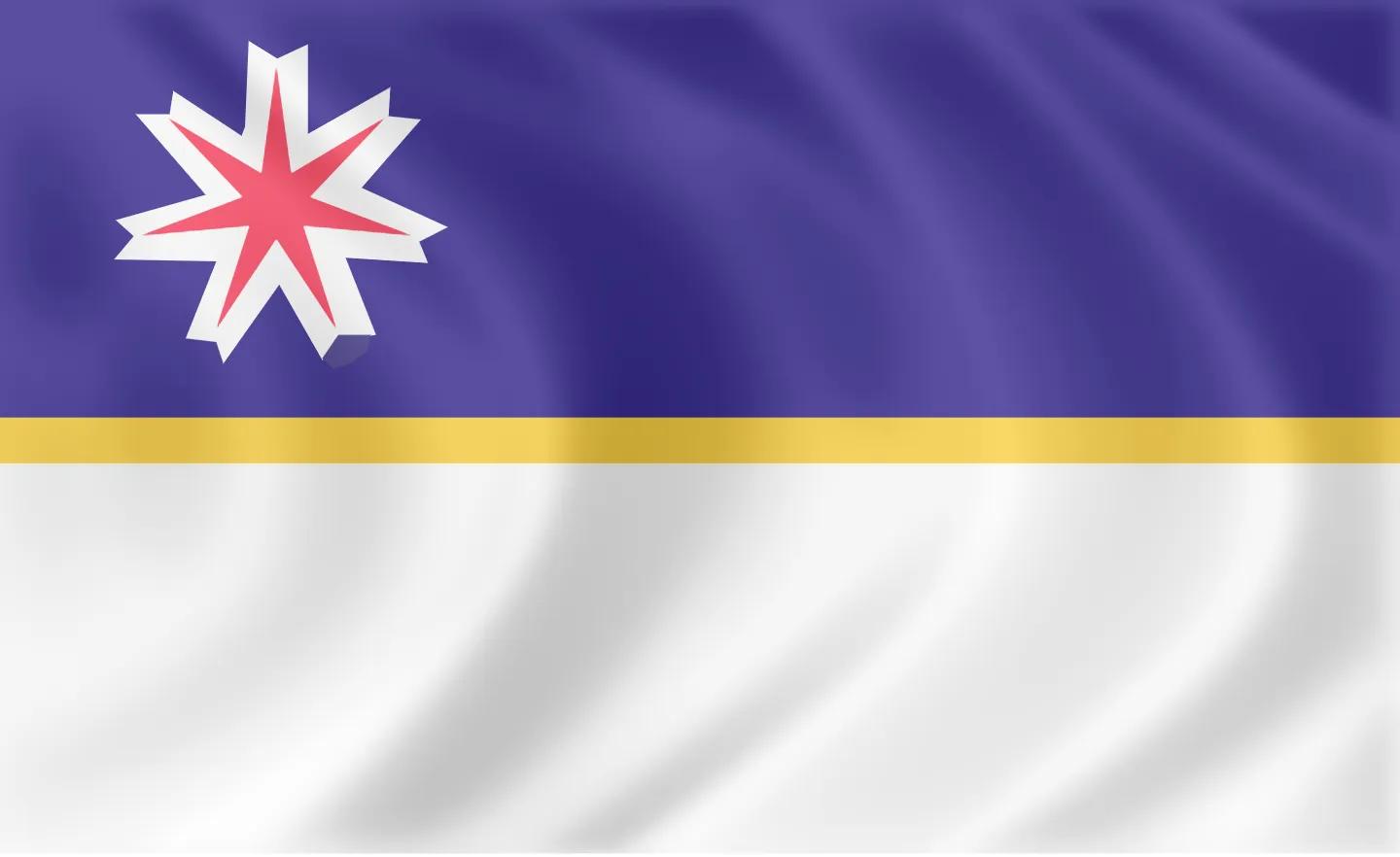 Flag of the Vækalo constructed language