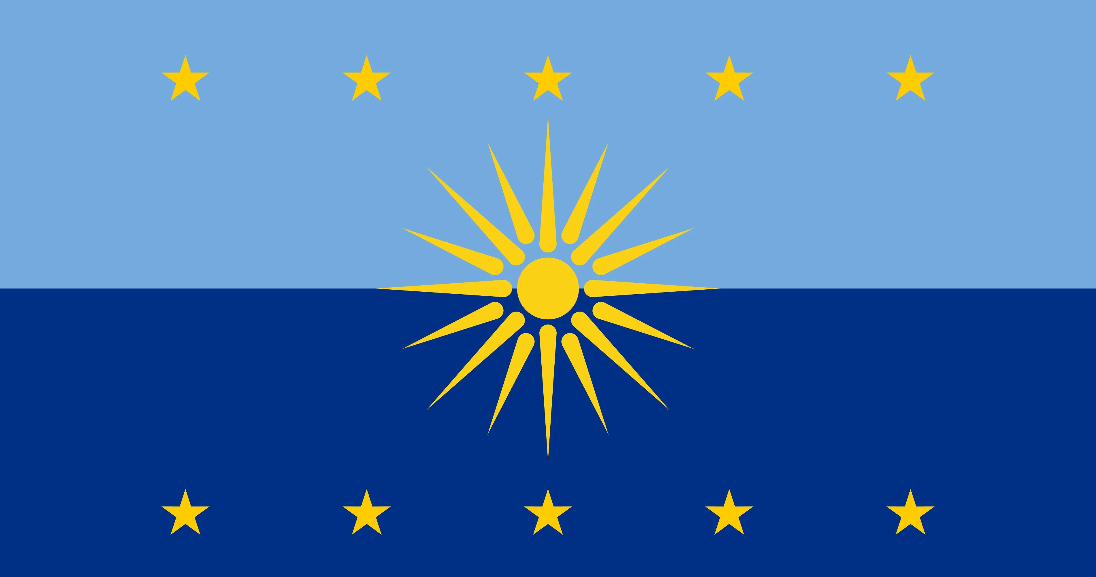 Flag of the Meisian constructed language
