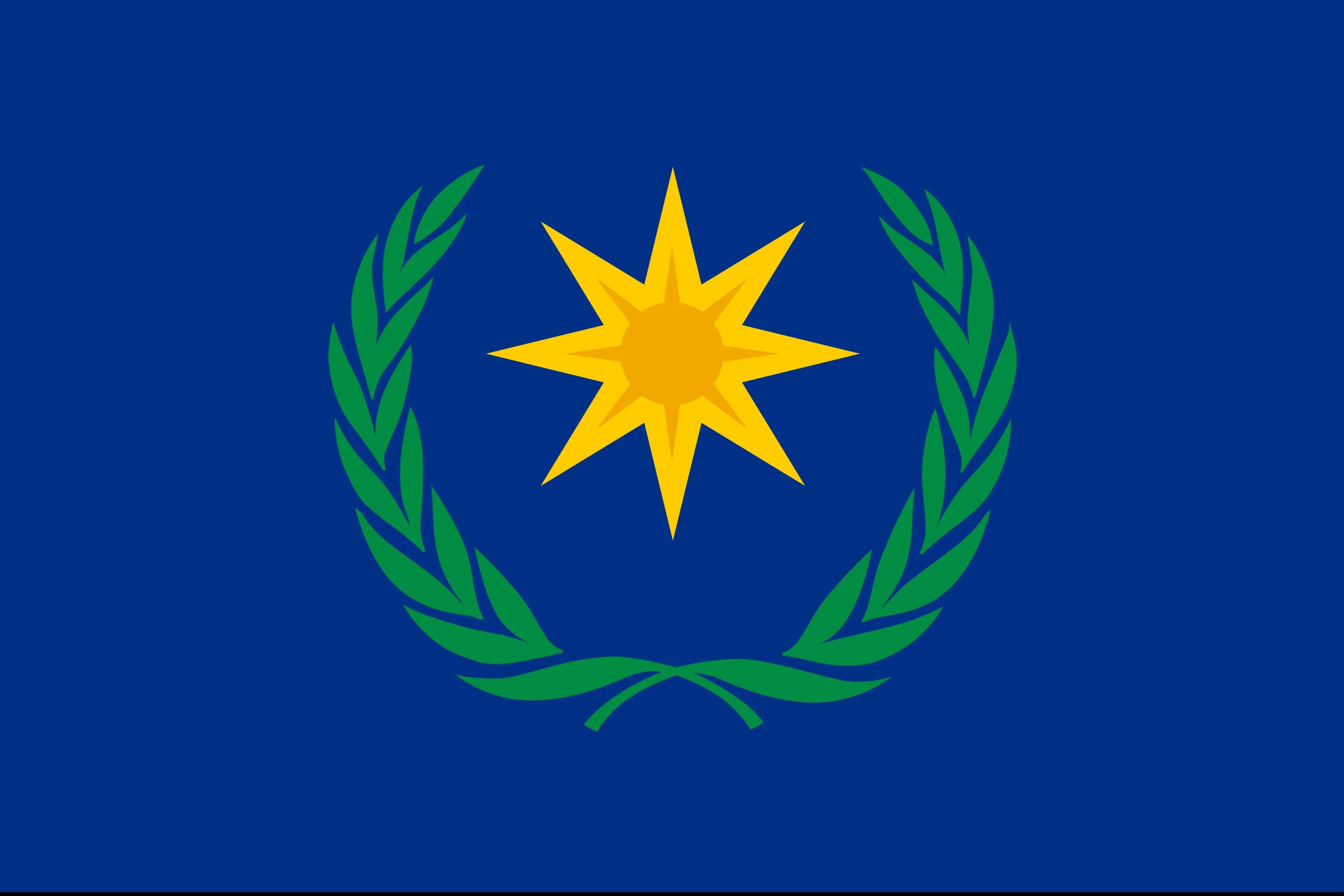 Flag of the Europiano constructed language