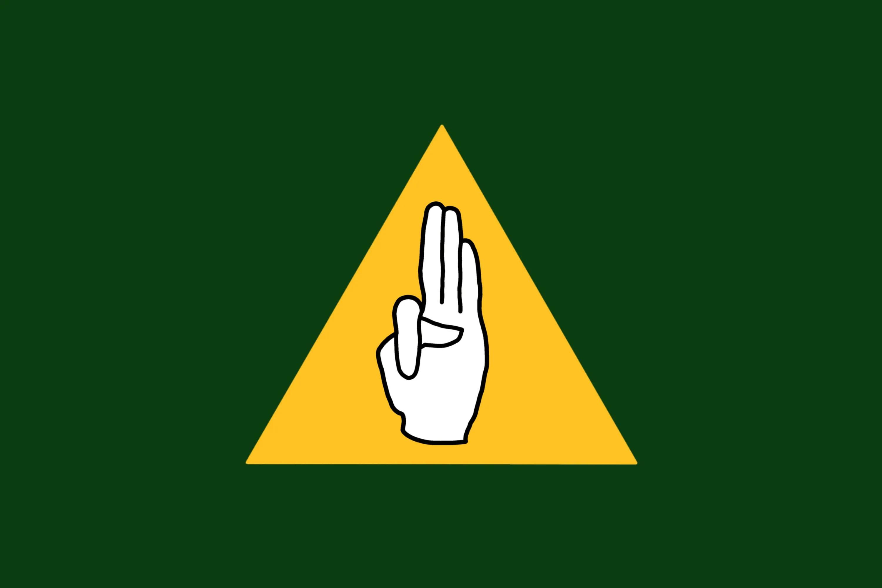 Flag of the Gõngon constructed language