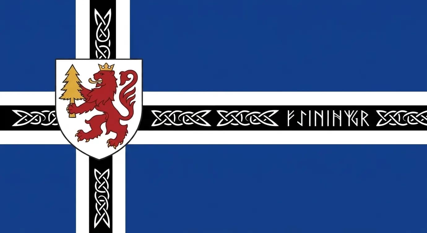 Flag of the Fijinnlan constructed language
