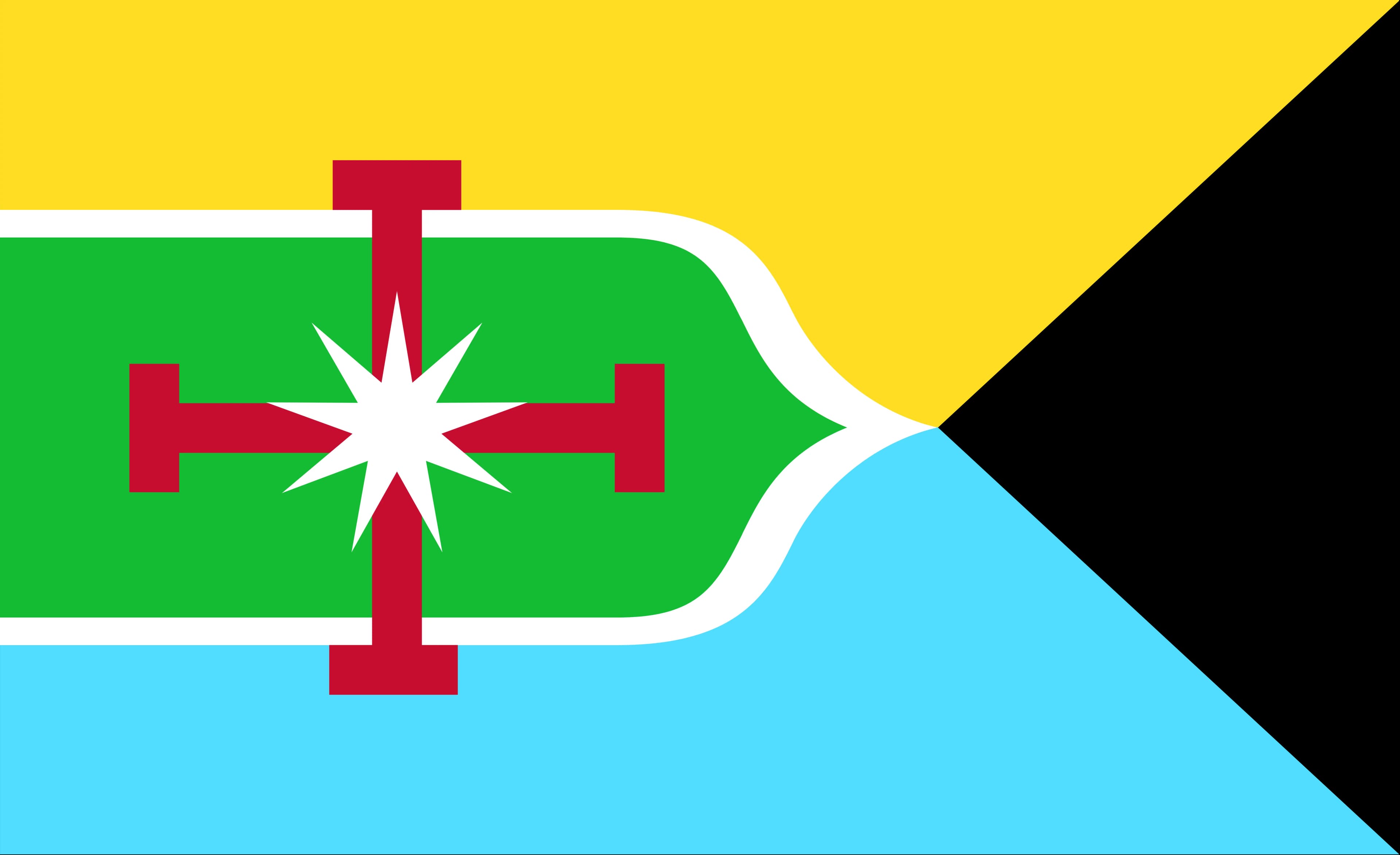 Flag of the Yskalic (Ȝyskkal) constructed language