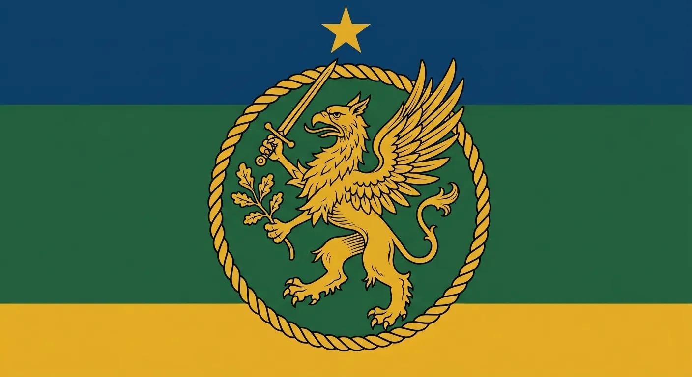 Flag of the Bjamadorres constructed language