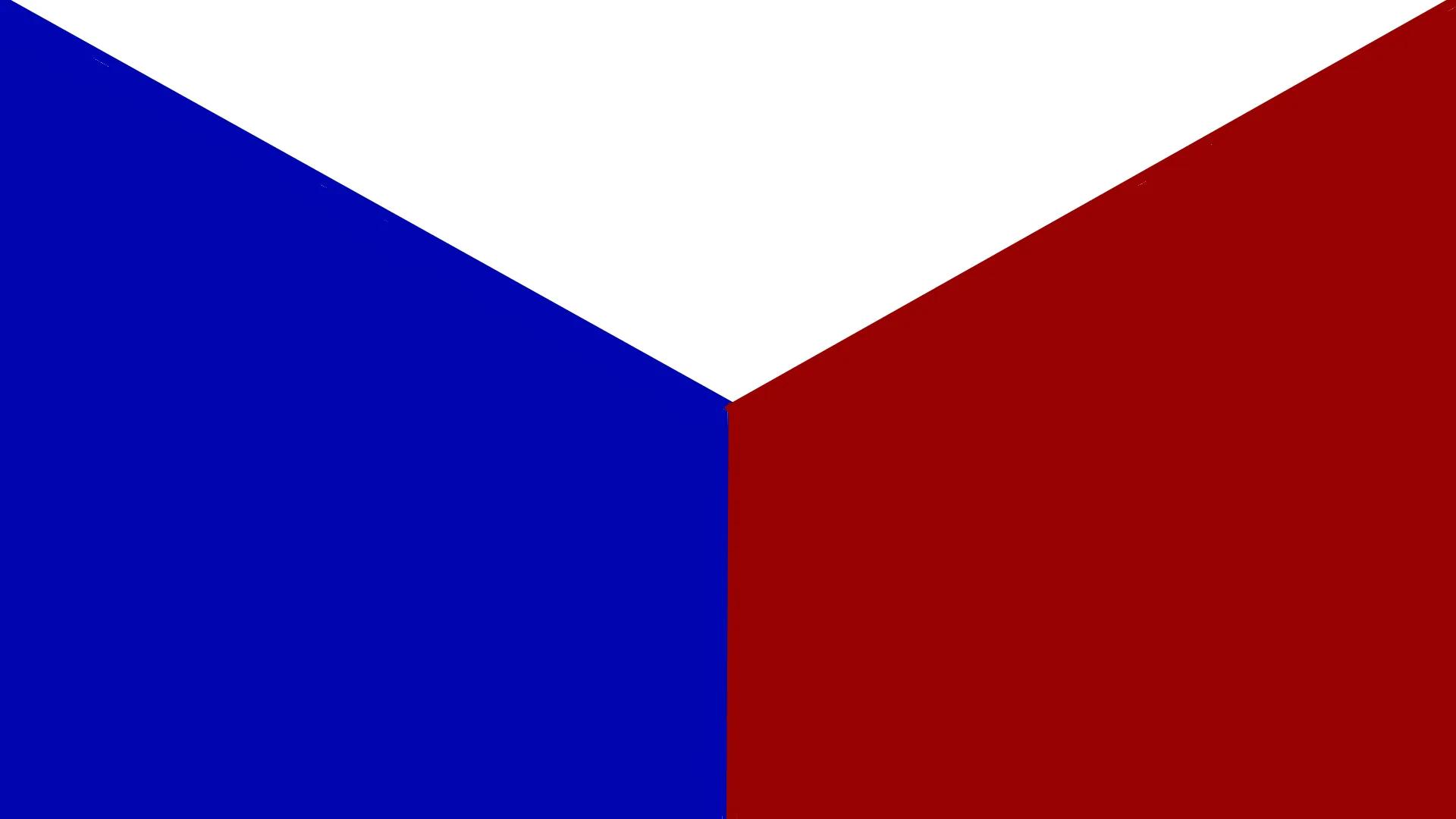 Flag of the Miedźizapadosloviańščna constructed language