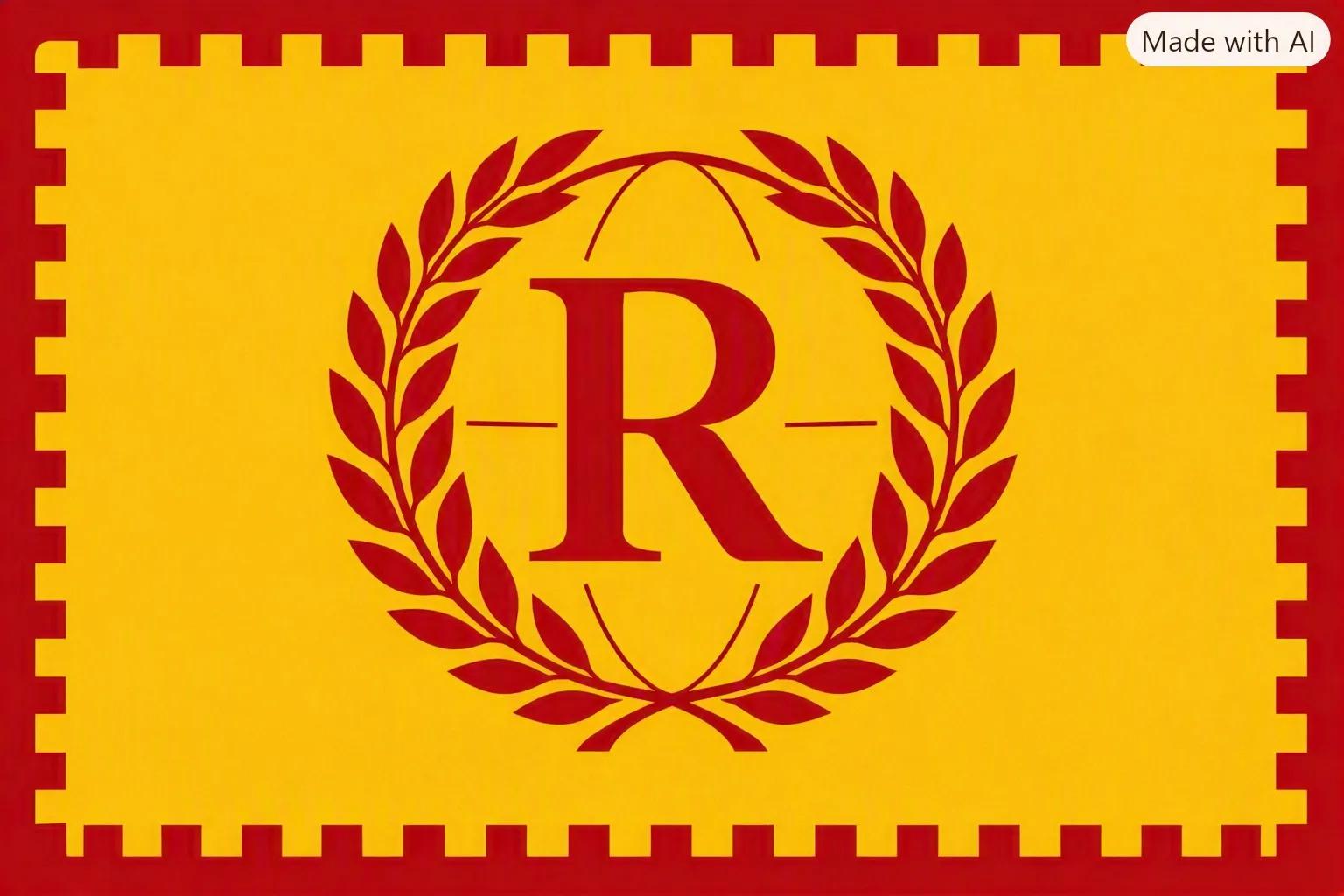 Flag of the Romanal constructed language