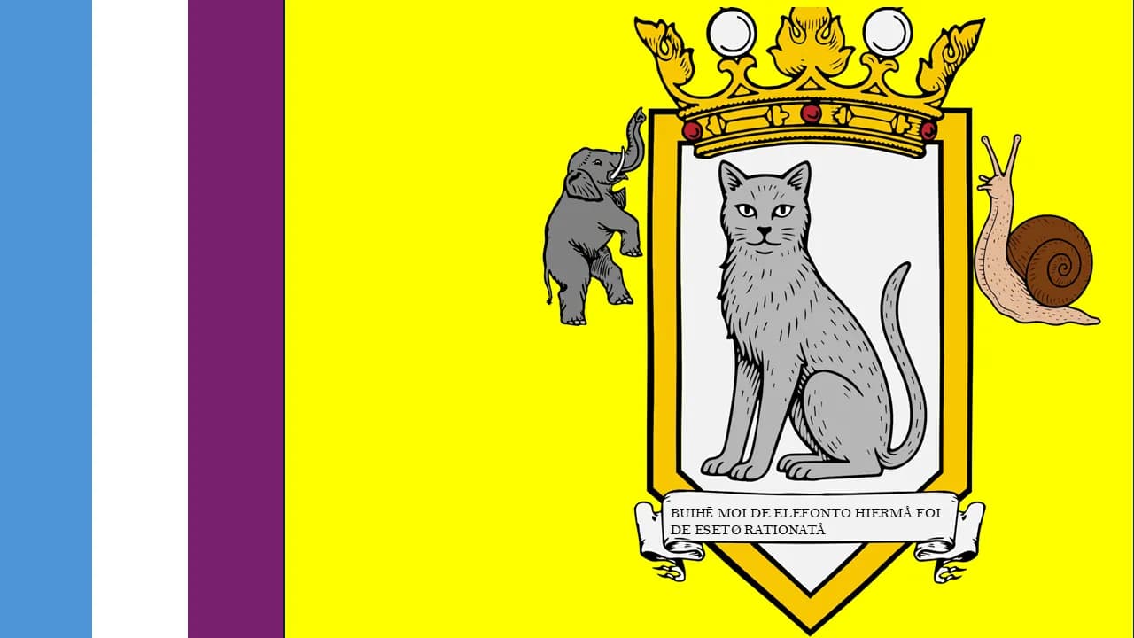 Flag of the CorDorian constructed language