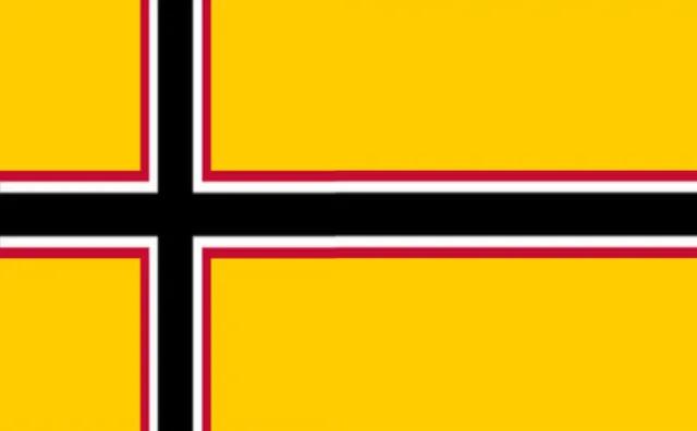 Flag of the Intergermanisch Språk constructed language